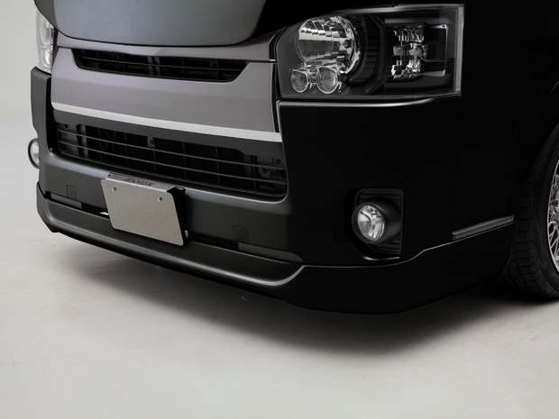 ES　フロントリップスポイラーVer.IV　ABS製 ■ハイエース標準ボディ 4型以降対応