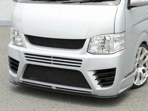 PROGRESSI　フロントバンパー　FRP製未塗装  ■ハイエース標準 3型用