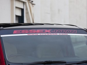 ESSEX　200系ハイエースワイドボディ　フロントハチマキ　赤デモカー仕様【代引不可】