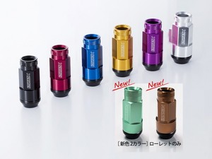 2ピースシェルナット用アルミシェル【ミドル/ローレット・クローズ】単品
