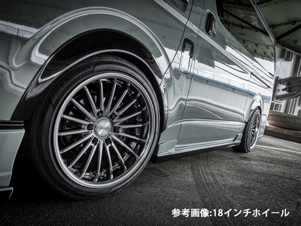 タイヤホイールセット ■EF-18インチ×PARADAホワイトレター  225/50R18