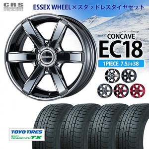 スタッドレスセット EC-18インチ 7.5J+38/トーヨーウィンタートランパス