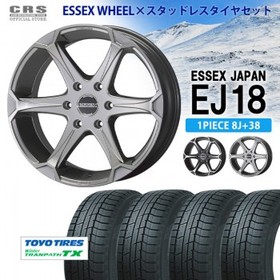 スタッドレスセットEJ-18インチ 8.0J+38/トーヨー ウィンタートランパスTX