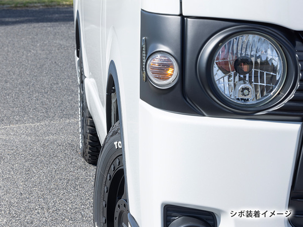 ES リーガルフェンダーVer.IIダウンレスフォルム ■車検対応フェンダー ハイエース全年式対応