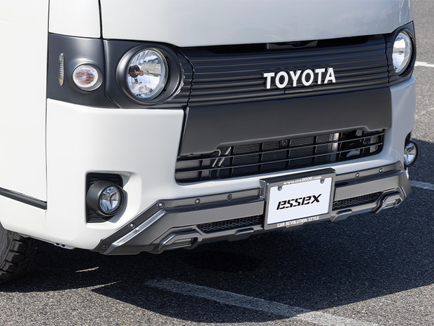 ES フロントバンパーガード ■ハイエース 標準ボディ4型以降対応