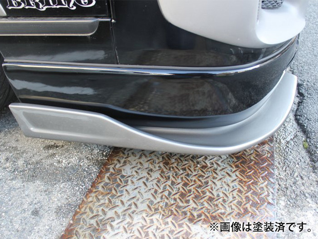 BodyLine　フロントカナード　未塗装/カーボン ■NV350キャラバン用 ナローワイド共通