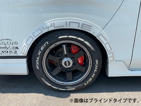 キャラバン オーバーフェンダー 薄型 ボディーライン body line NV350キャラバン エアロ全期対応！薄型オーバーフェンダー/ブラインド