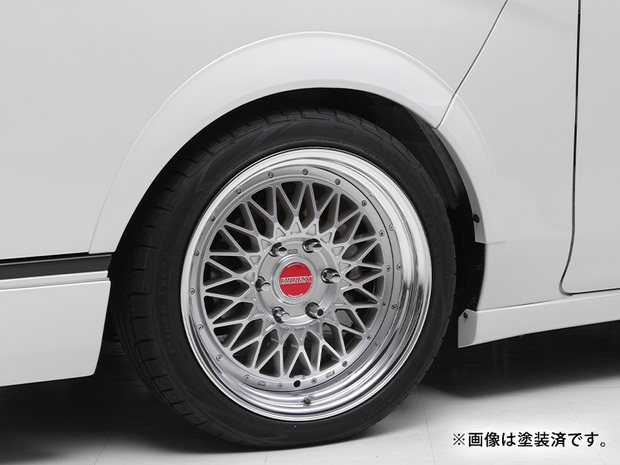 ES オーバーフェンダー ABS製 未塗装/シボピアス■キャラバン NV350キャラバン