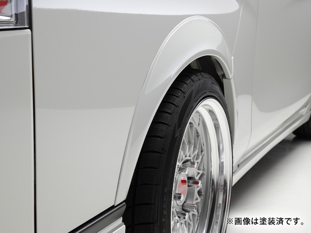 ES オーバーフェンダー ABS製 未塗装/シボピアス■キャラバン NV350キャラバン