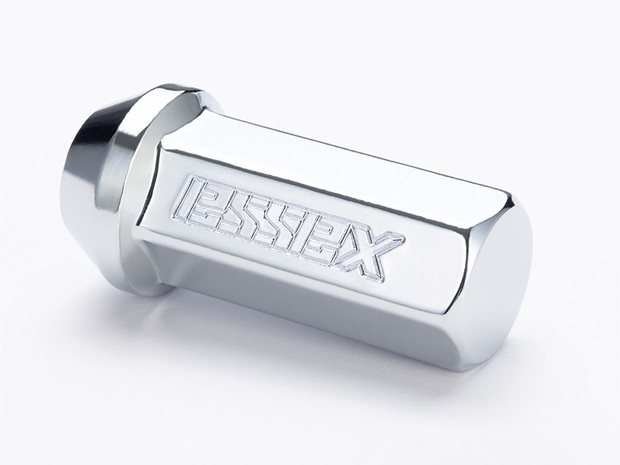 ES　M12×P1.25  17HEX  レーシングナット ブラック/クローム 単品