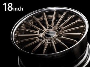 《2PC》EF-18インチ【7.0J〜11.5J】2ピースホイール