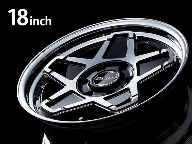 《2PC》ENCS-18インチ【7.5J〜11.5J】ステラ2ピースホイール