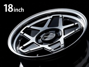 《2PC》ENCS-18インチ【7.5J〜11.5J】ステラ2ピースホイール