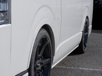 ES 200系ハイエース リーガルフェンダー 出幅6mm  ABS製【車検対応】