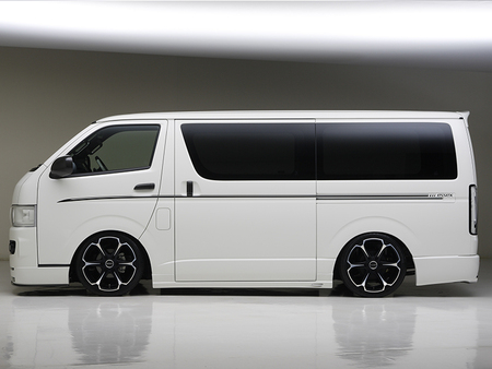 ES サイドステップVer.II FRP製 □ハイエース/レジアスエース 全