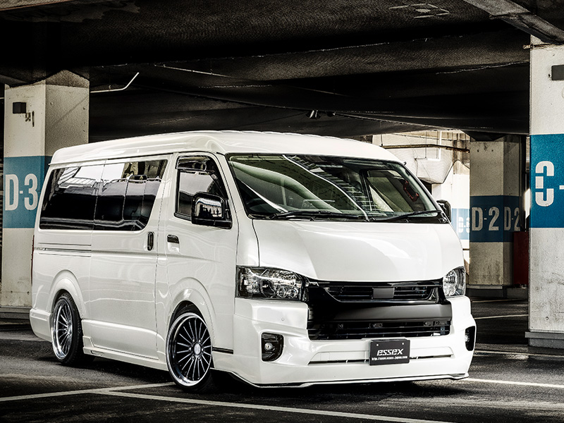 LEGARE フロントバンパースポイラー ワイド用 □ハイエース4型