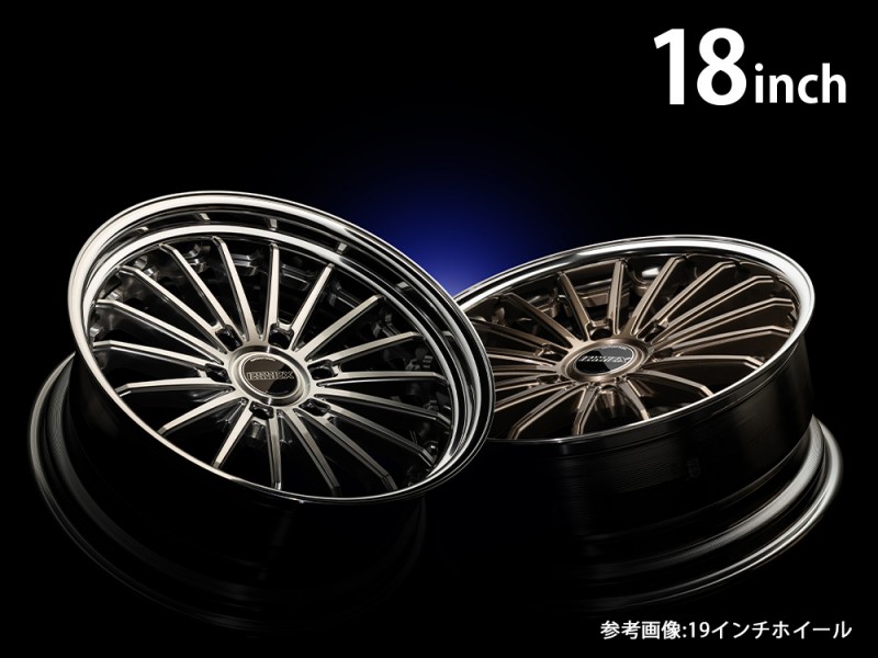 2PC》EF-18インチ【7.0J〜11.5J】2ピースホイール | 200系